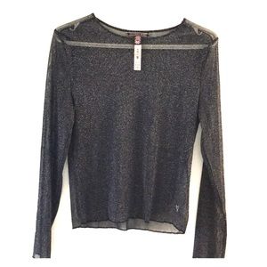 Victoria’s Secret sheer sparkling long sleeve, XS